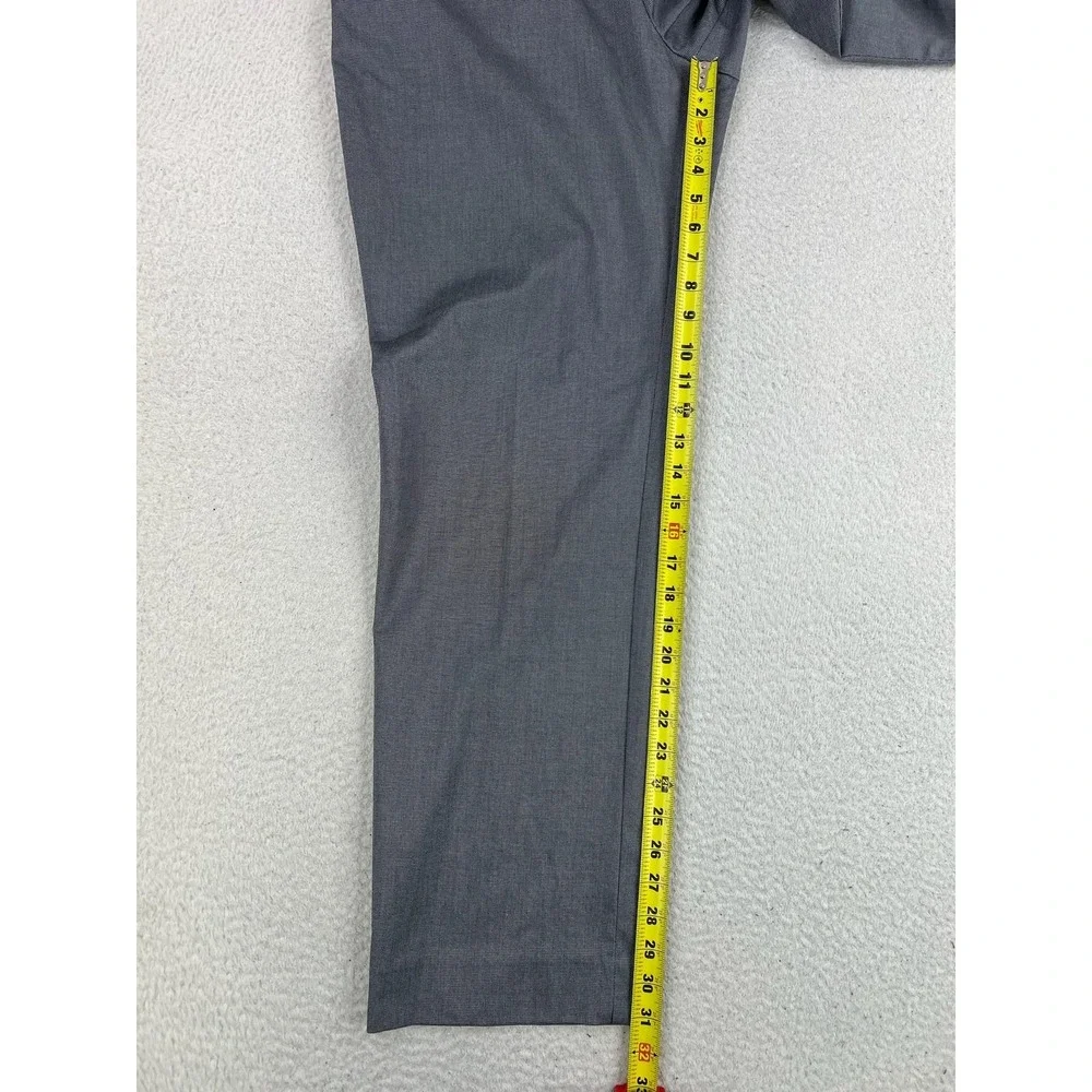 Banana Republic Mens 36x32 Gray Slim Fit Stretch Chino Pants 676183-01